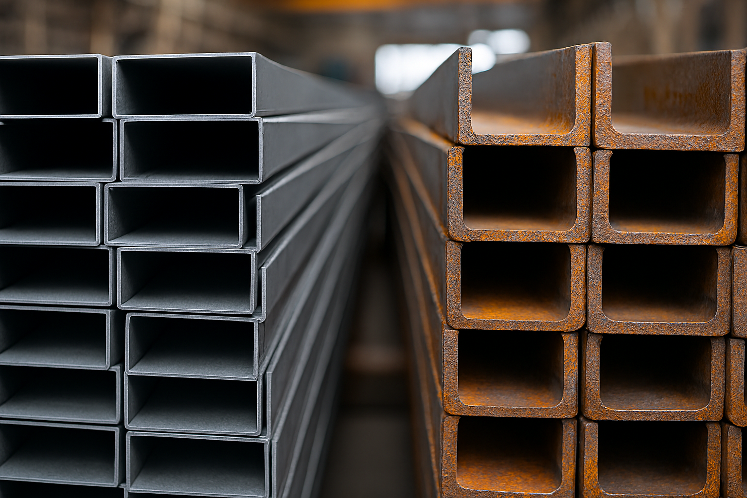 Швеллер гнутый и горячекатаный